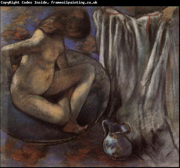 Edgar Degas Woman in the Tub